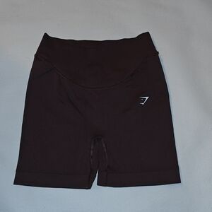 Gymshark Dark Brown Bike Shorts